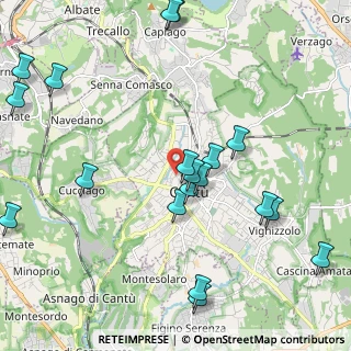 Mappa Via Daverio Francesco, 22063 Cantù CO, Italia (2.49842)