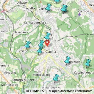 Mappa Via Daverio Francesco, 22063 Cantù CO, Italia (2.52)