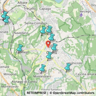Mappa Via Daverio Francesco, 22063 Cantù CO, Italia (2.36818)