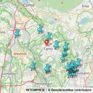 Mappa Via Daverio Francesco, 22063 Cantù CO, Italia (5.208)