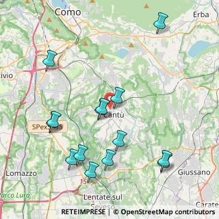 Mappa Via Daverio Francesco, 22063 Cantù CO, Italia (4.51286)