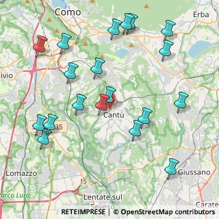 Mappa Via Daverio Francesco, 22063 Cantù CO, Italia (4.66632)