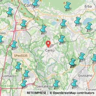 Mappa Via Daverio Francesco, 22063 Cantù CO, Italia (6.567)