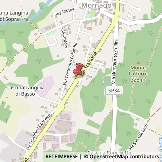 Mappa Via Stazione, 34, 21020 Mornago, Varese (Lombardia)
