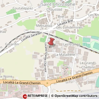 Mappa Località Grande Charriere, 64, 11020 Saint-Christophe, Aosta (Valle d'Aosta)
