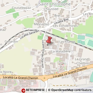 Mappa Grande Charriere, Località, 11020 Saint-Christophe, Aosta (Valle d'Aosta)