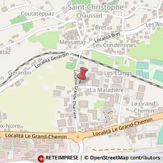 Mappa Località Grande Charriere, 64, 11020 Saint-Christophe, Aosta (Valle d'Aosta)