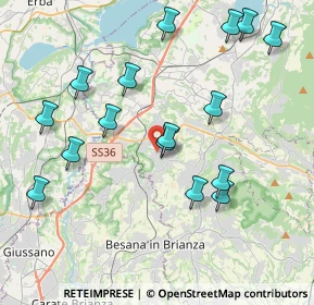 Mappa Via Don Lorenzo Milani, 23893 Cassago Brianza LC, Italia (4.26)