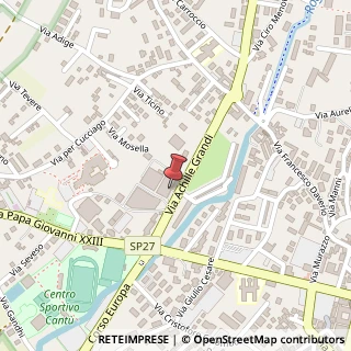 Mappa Via Grandi Achille, 26, 22063 Cantù, Como (Lombardia)