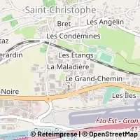 Map Saint-Christophe