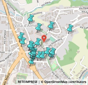 Mappa Via Polveriera, 24018 Villa d'Almè BG, Italia (0.2075)