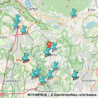 Mappa Via Meucci, 22063 Cantù CO, Italia (5.07563)