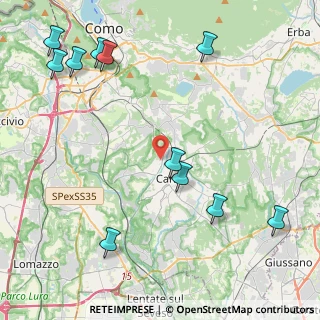 Mappa Via Meucci, 22063 Cantù CO, Italia (5.43364)