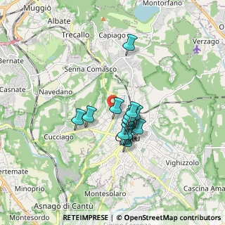 Mappa Via Meucci, 22063 Cantù CO, Italia (1.16267)