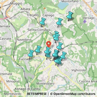 Mappa Via Meucci, 22063 Cantù CO, Italia (1.50882)