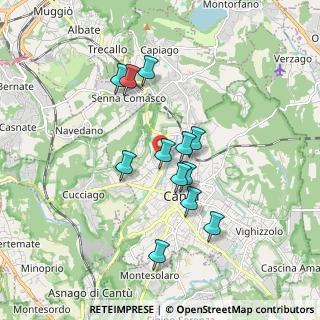 Mappa Via Meucci, 22063 Cantù CO, Italia (1.51083)