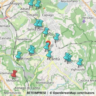 Mappa Via Meucci, 22063 Cantù CO, Italia (2.182)