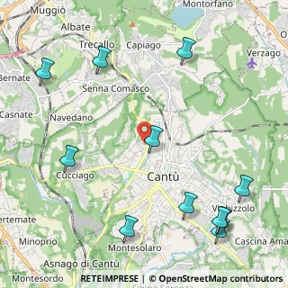 Mappa Via Meucci, 22063 Cantù CO, Italia (2.80909)