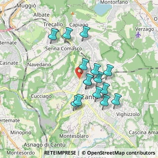 Mappa Via Meucci, 22063 Cantù CO, Italia (1.50733)