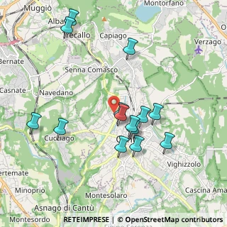 Mappa Via Meucci, 22063 Cantù CO, Italia (1.88143)