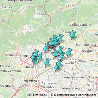 Mappa Strada San Rocco, 36061 Bassano del Grappa VI, Italia (10.13944)