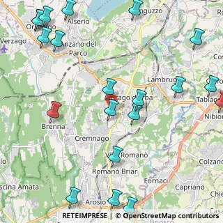Mappa Via Santo Stefano, 22040 Lurago D'erba CO, Italia (3.0135)