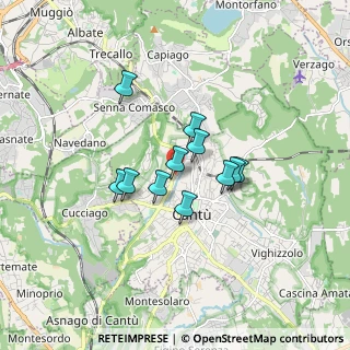 Mappa Via Menotti Ciro, 22063 Cantù CO, Italia (1.16909)