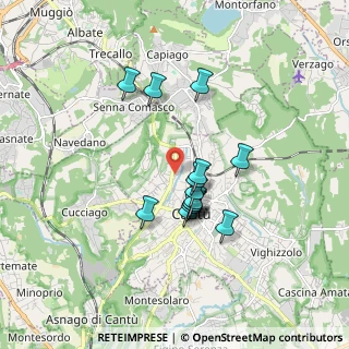 Mappa Via Menotti Ciro, 22063 Cantù CO, Italia (1.36467)