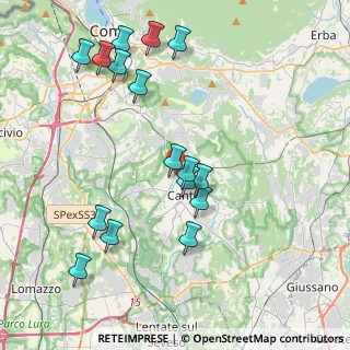 Mappa Via Menotti Ciro, 22063 Cantù CO, Italia (4.24688)