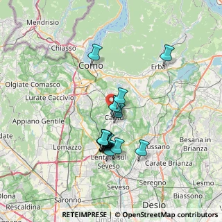 Mappa Via Menotti Ciro, 22063 Cantù CO, Italia (5.83125)