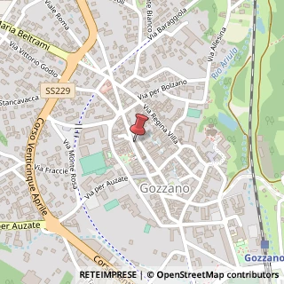 Mappa Piazza G. Matteotti, 17, 28024 Gozzano, Novara (Piemonte)