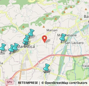 Mappa Via Boscaglie, 36063 Marostica VI, Italia (3.03)