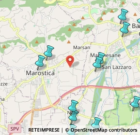 Mappa Via Boscaglie, 36063 Marostica VI, Italia (2.94583)
