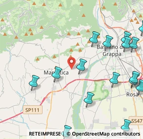 Mappa Via Boscaglie, 36063 Marostica VI, Italia (5.81294)