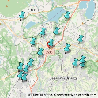 Mappa Località Gaggio, 23895 Nibionno LC, Italia (4.83789)