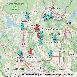 Mappa Via Monte Nero, 21040 Venegono Superiore VA, Italia (6.92667)