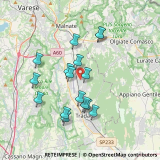 Mappa Via Monte Nero, 21040 Venegono Superiore VA, Italia (3.55938)