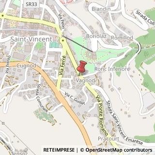 Mappa Via Ponte Romano, 230, 11027 Saint-Vincent, Aosta (Valle d'Aosta)