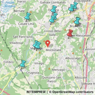 Mappa Via Armando Diaz, 21020 Mornago VA, Italia (2.62333)