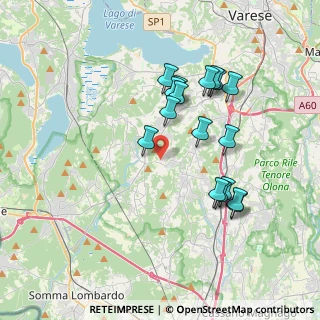 Mappa Via Armando Diaz, 21020 Mornago VA, Italia (3.46059)