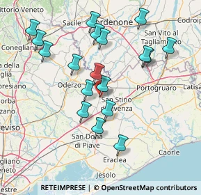 Mappa Via Umbria, 31045 Motta di Livenza TV, Italia (15.10056)