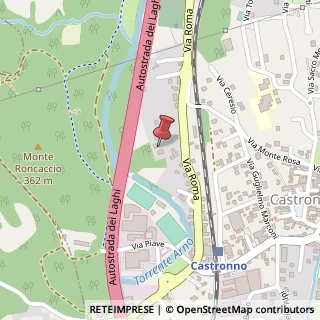 Mappa Via Milano,  1, 21040 Castronno, Varese (Lombardia)