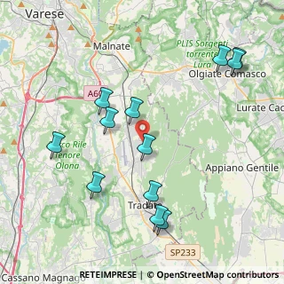 Mappa Via Cesare Giulio, 21040 Venegono Superiore VA, Italia (4.39667)
