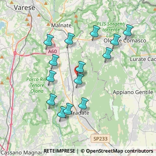 Mappa Via Cesare Giulio, 21040 Venegono Superiore VA, Italia (3.80643)