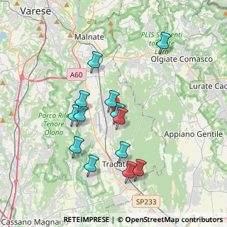 Mappa Via Cesare Giulio, 21040 Venegono Superiore VA, Italia (3.44769)