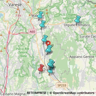 Mappa Via Cesare Giulio, 21040 Venegono Superiore VA, Italia (3.62818)