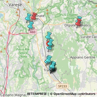 Mappa Via Giulio Cesare, 21040 Venegono Superiore VA, Italia (3.88941)
