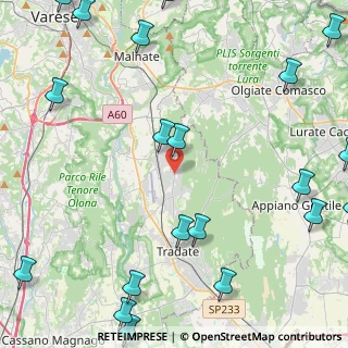 Mappa Via Giulio Cesare, 21040 Venegono Superiore VA, Italia (6.7975)