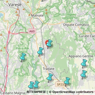 Mappa Via Giulio Cesare, 21040 Venegono Superiore VA, Italia (6.54636)