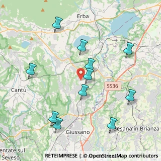 Mappa Via Fabio Filzi, 22040 Lurago D'erba CO, Italia (4.28818)